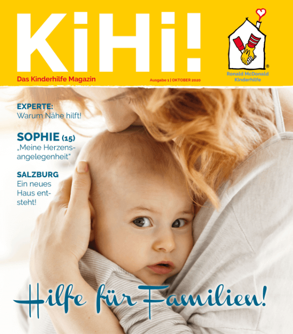 KiHI Magazin der Ronald McDonald Kinderhilfe Österreich